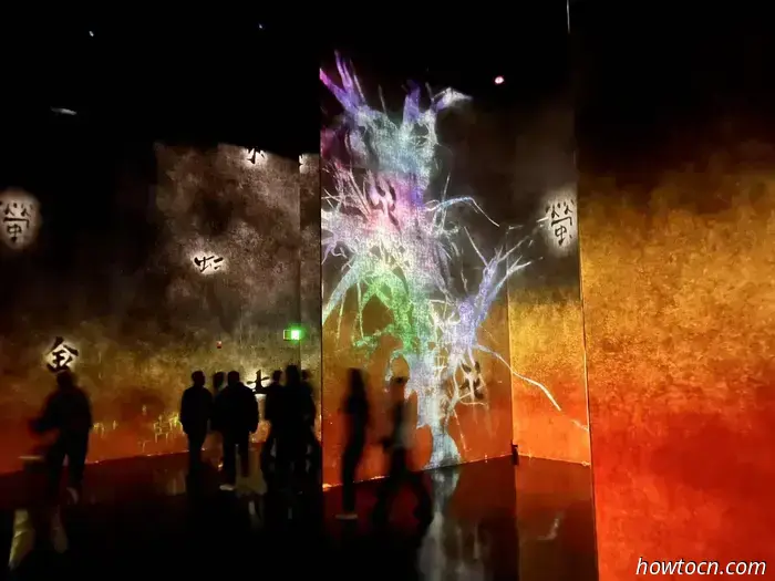 Enter a World of Wonder at the TeamLab "Massless" Exhibition.