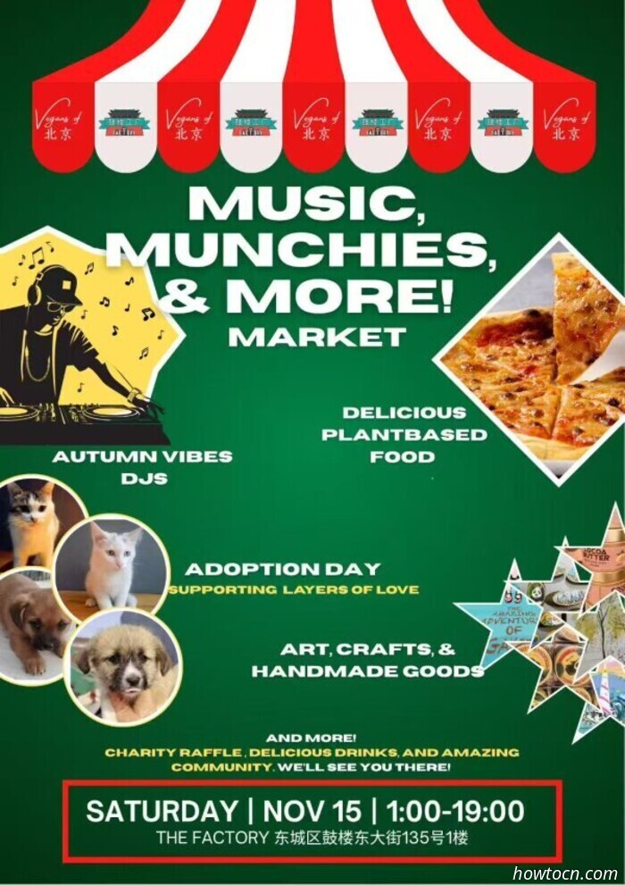 Veranstaltungen und Ereignisse im 'Jing an diesem Wochenende (14.–16. Nov.)