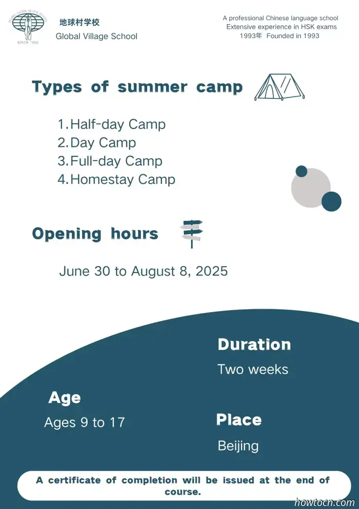 It's time to organize summer camp arrangements.