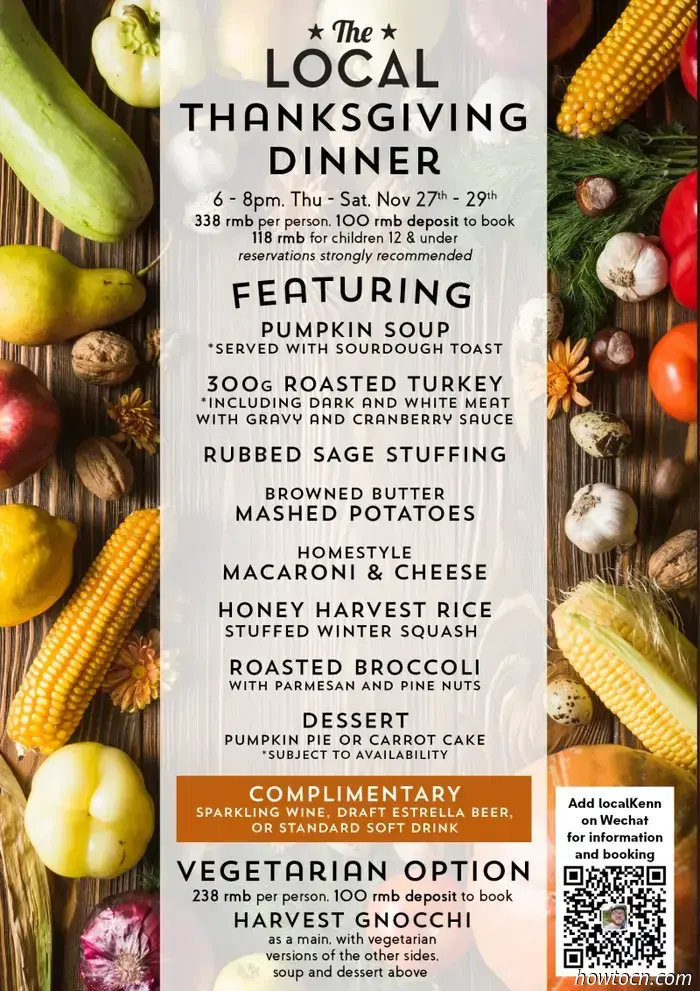 Glù glù! Dove procurarti il banchetto per il Giorno del Ringraziamento - Parte 1